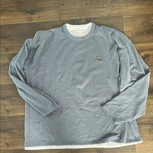 Abercrombie & Fitch bluish Gray Crewneck Shirt